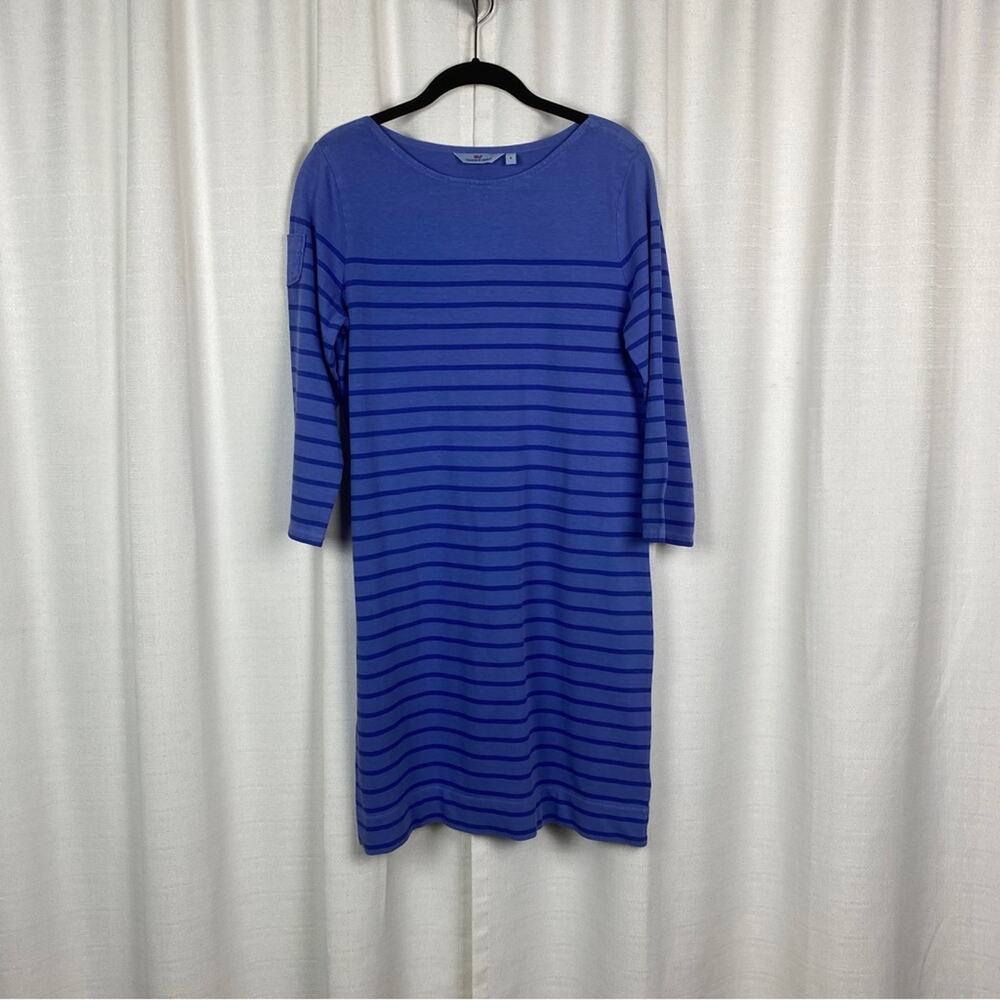 Vineyard Vines Blue Stripe Shift Dress Sz.S